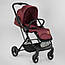 Дитяча прогулянкова коляска-книга JOY Liliya 10105 до 25 кг, алюмінієва рама, кошик для покупок, знімний, фото 3