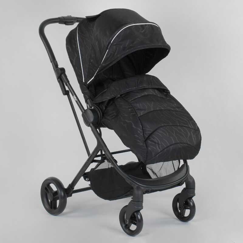 Дитяча прогулянкова коляска-книга JOY Liliya 61755 до 25 кг, алюмінієва рама, кошик для покупок, знімний, фото 1