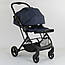Дитяча прогулянкова коляска-книга JOY Liliya 66916 до 25 кг, алюмінієва рама, кошик для покупок, знімний, фото 4