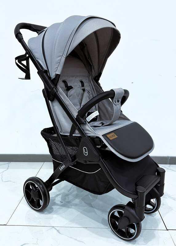 Дитяча прогулянкова коляска-книга JOY Livvi LV-04270 до 22 кг, алюмінієва рама, підсклянник, телескопічна, фото 1