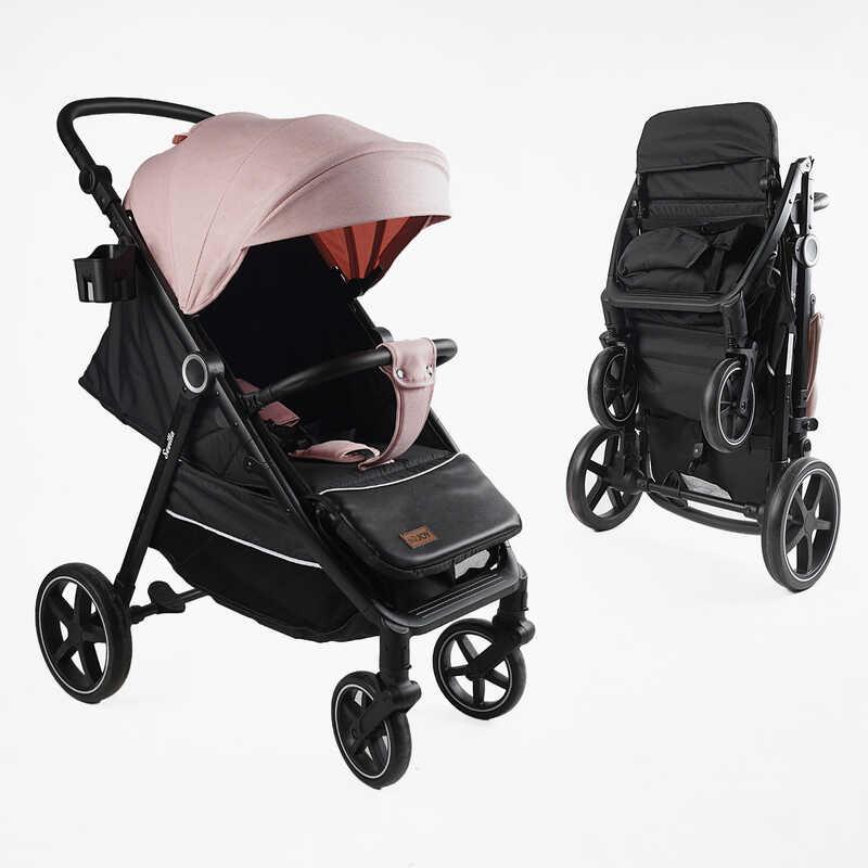 Дитяча коляска-книга JOY Sevillia S-15928 алюмінієва рама, підсклянник, дощовик, кошик для, фото 1