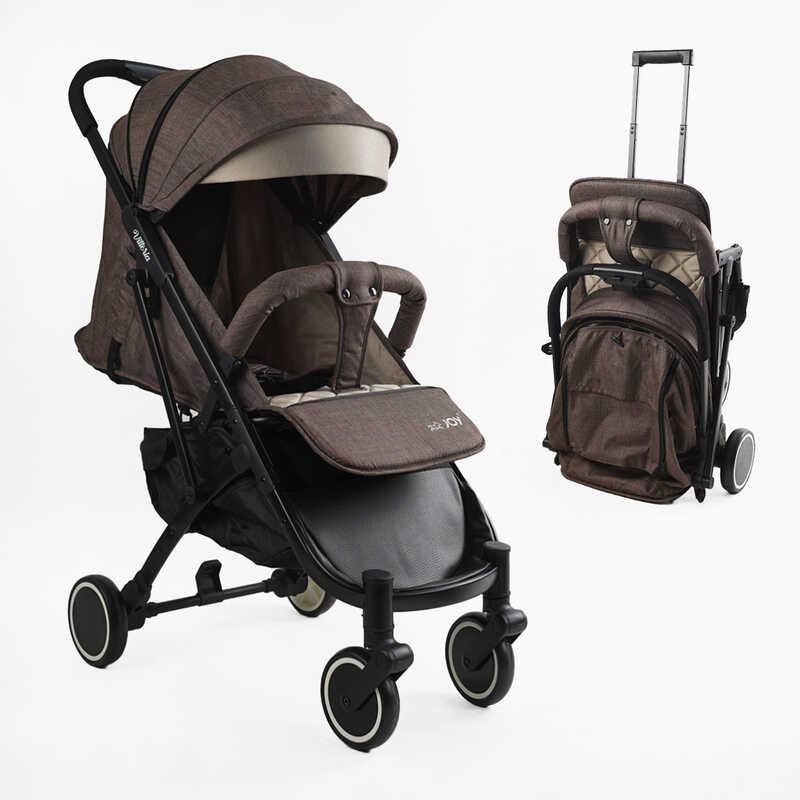 Дитяча прогулянкова коляска-книга JOY Vittoria 71055 до 15 кг, алюмінієва рама, телескопічна ручка, фото 1