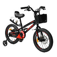 Дитячий двоколісний велосипед CORSO TAYGER TG-15044 16" дюймів, алюмінієва рама, знімні страхувальні