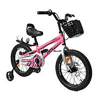 Дитячий двоколісний велосипед COPSO TAYGER TG-25402 18" дюймів, алюмінієва рама, знімні страхувальні