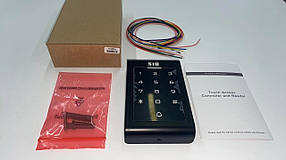 Автономний контролер-зчитувач SIB T10EM (Black) з клавіатурою та підсвічуванням