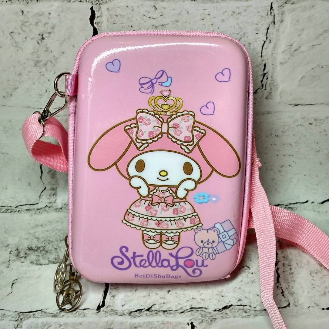 Сумочка дитяча для дівчинки крос-боді з ремінцем Мелоді 18х12х4 см Рожева 25-574-1