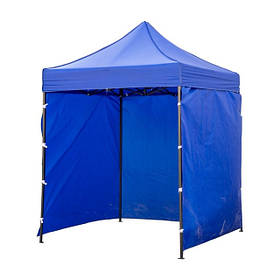 Садовий павільйон альтанка намет 2х2 м Bonro B-8003 (3 стінки) синій