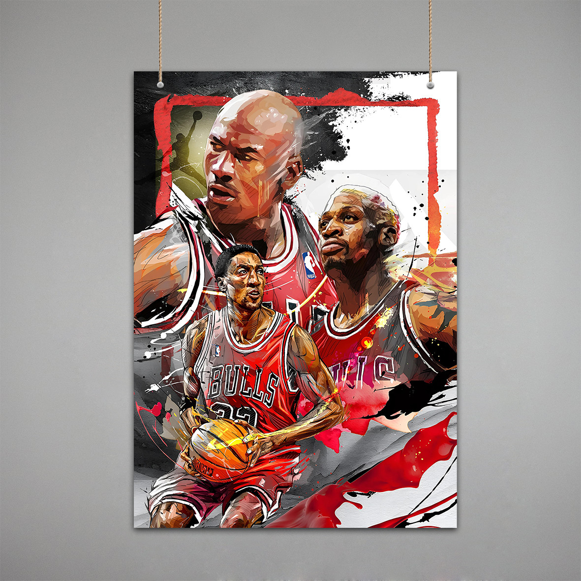 Постер Баскетбол: «Chicago Bulls: Великая Троица»