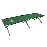 Ліжко розкладне туристичне Bonro B-2010 зелене, фото 5