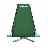 Ліжко розкладне туристичне Bonro B-2010 зелене, фото 6