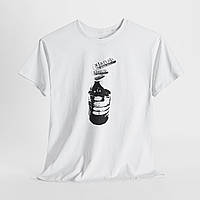 Футболка з принтом ХАПАЙ. Унісекс вінтаж футболка з водніком