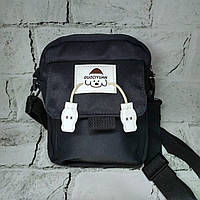 Сумочка дитяча для дівчинки крос-боді з ремінцем 20х16х6 см Чорна 25-572-CH