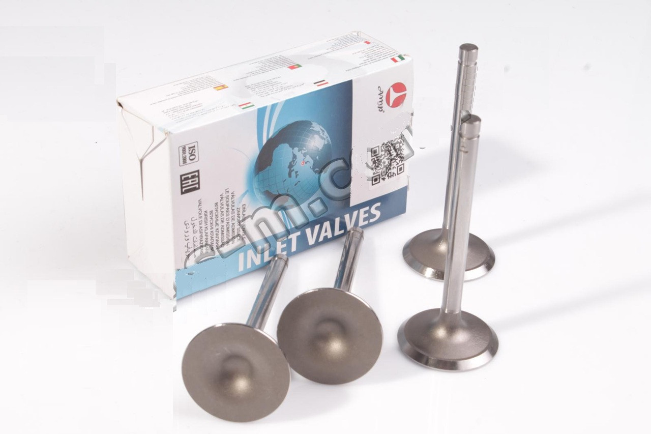 Клапан Газель, Волга, УАЗ 402, 4215, 4216, Evotech 2,7 впускний (комплект 4шт) (пр-во AMP), фото 1