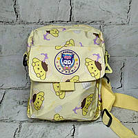 Сумочка дитяча для дівчинки крос-боді з ремінцем Помпомпурін 20х16х6 см Жовта 25-575-ZH