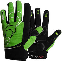 Велорукавиці PowerPlay 6556 А Зелені S