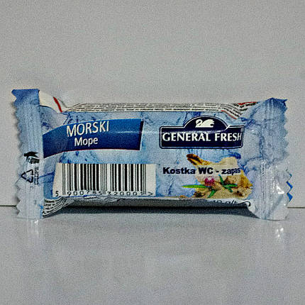 Запаска для унітазів "General Fresh" Морська 40г , фото 1