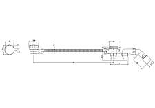 Сифон для ванни Koer BD-04-01 1 1/2" напівавтомат з переливом, без ревізії (KR5442), фото 5