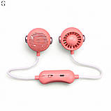 Портативний подвійний вентилятор на шию MK 5672, 60 см, аккумулятор, USB Type-C, 2 режими, фото 5