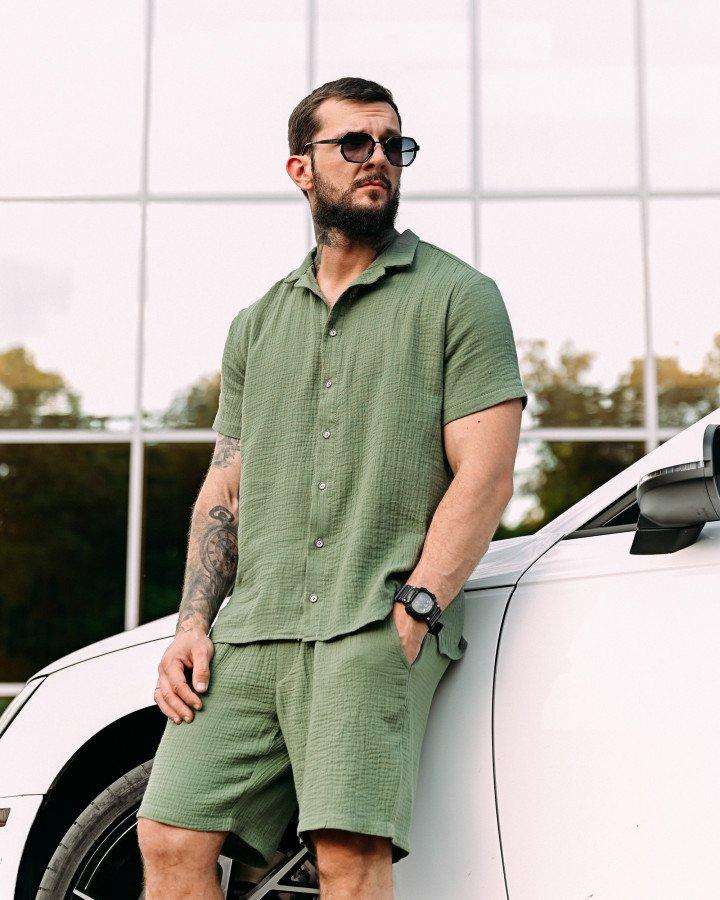 Літній комплект SANTORINI зелений ПП7728, фото 1