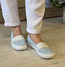 Жіночі сліпони ERICA, блакитні, фото 6