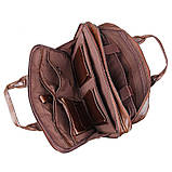 Чоловіча функціональна шкіряна сумка 7005Q John McDee, фото 2