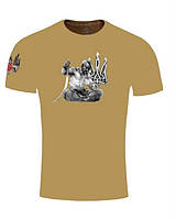 Футболка Coolmax Принт Козак 3 тризубом