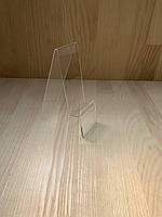 Підставка настільна для телефону стільникового акрил оргскло прозорий з цінником 50х140 (ШхВ)