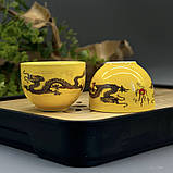 Чайний набір для церемонії Гунфу-ча Керамічний набір для китайської чайної церемонії Яскравий Дракон, фото 7