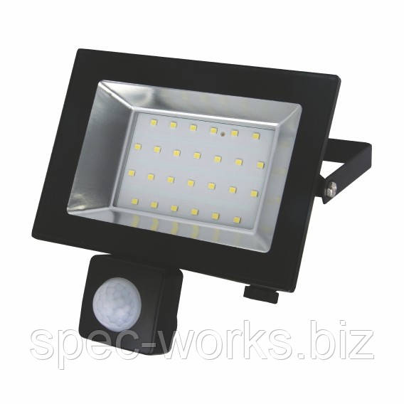Прожектор із датчиком руху 30 W 220 В 2250 lm 6500 K IP65 LED-SLТ Sokol