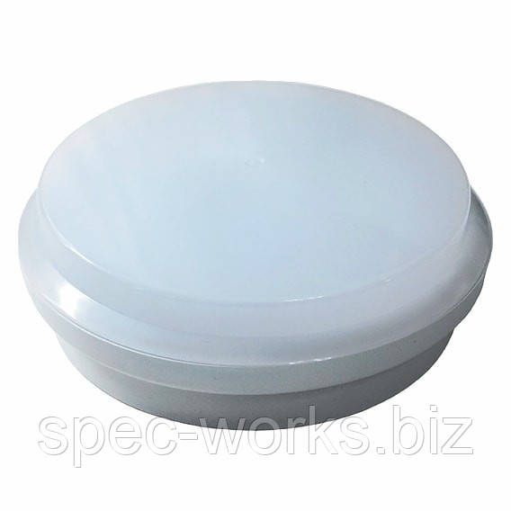 Світильник НПП-70 круг білий 6 шт LED 12w з датчиком руху