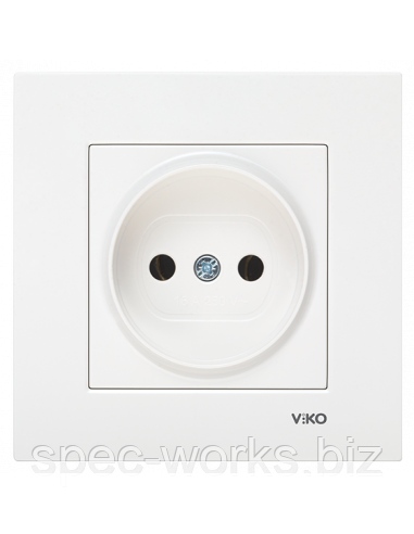Розетка без заземлення біла VIKO Karre 90960007