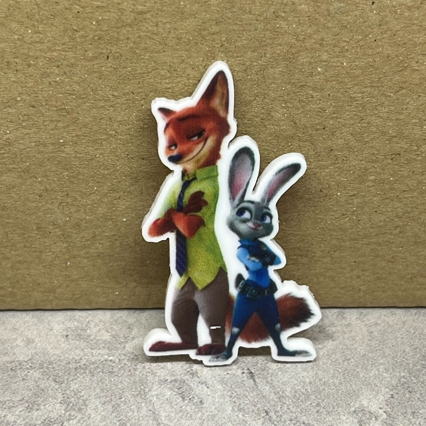 Серединка для бантиків 4 см, "Зоотрополіс", арт 0592, 1 шт, Різнокольоровий, фото 1