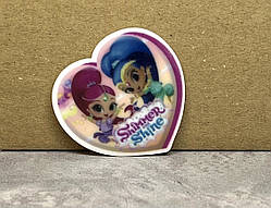 Серединка для бантиків Шиммер і Шайн,3,8 см , арт 014229, 1 шт, Різнокольоровий