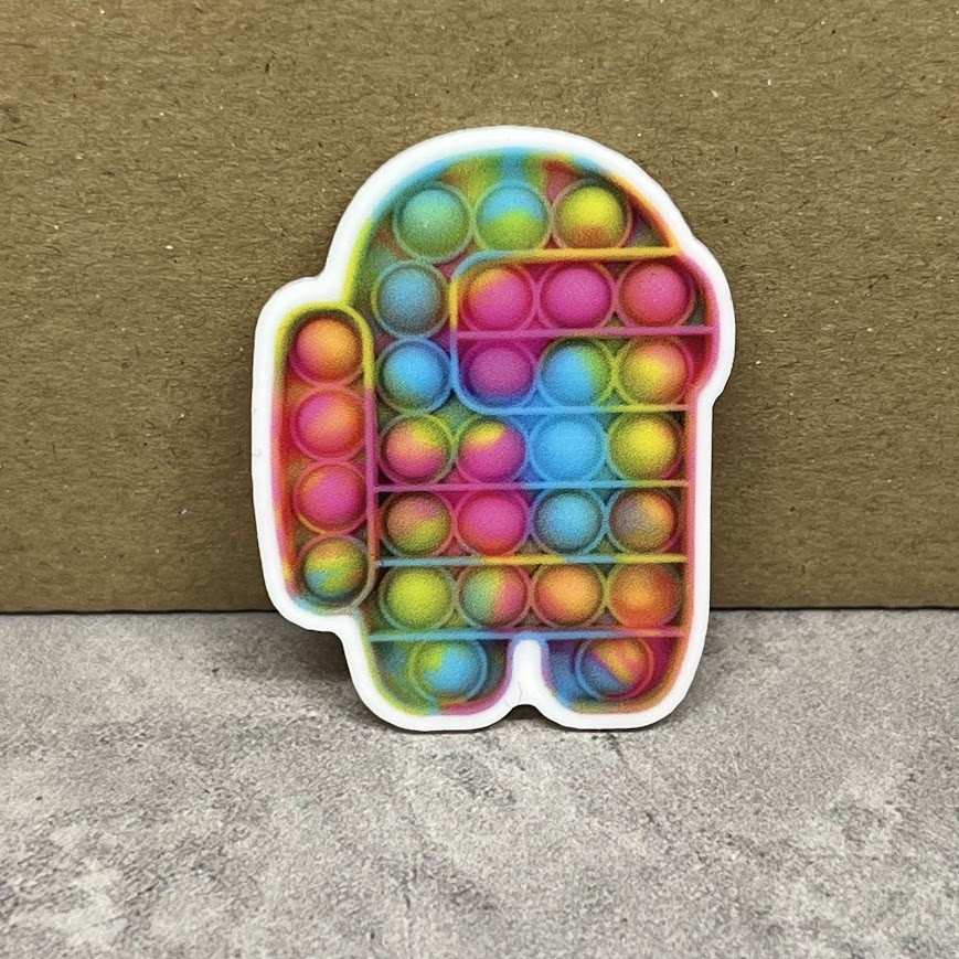 Серединка для бантів, 4 см, Амонг Ас (поп ит), арт 012337, 1 шт, Різнокольоровий, фото 1