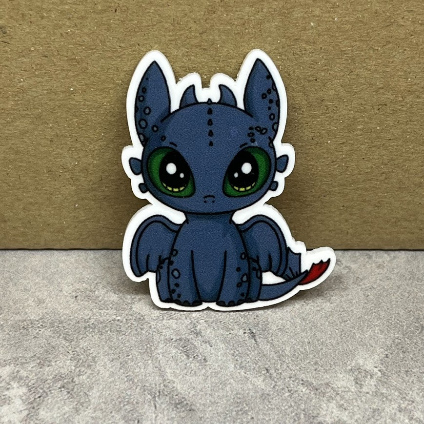 Серединка для бантиків, 4 см, Як приручити дракона, арт 018478, 1 шт, Різнокольоровий, фото 1