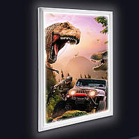 Фреймлайт А0 з клік-системою настінний, Світлова панель з алюмінієвою рамою для постера А0 841х1189 мм, ACRY