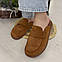 Сабо клоги жіночі замшеві. Колір рудий. 38 розмір, фото 2