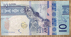 Банкнота Аруби10 флорінов 2019 р. UNC