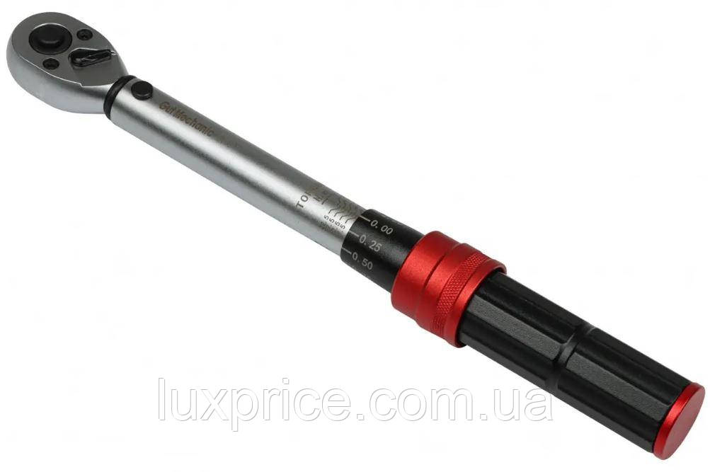 Ключ динамометричний 1/4" 5-25Нм кейс GUT MECHANIC TW-14025