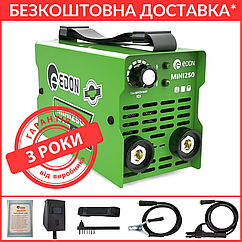 Зварювальний інвертор Edon ECO MINI-250 (20-250 А, 1.6-4.0 мм, Гарантія 3 роки)