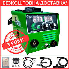 Зварювальний напівавтомат Edon ECO MIG-258 + LIFT TIG (Єврорукав, 20-258 А, MIG 0.8-1 мм, MMA 1.6-4.0 мм, Гарантія 3 роки)