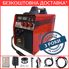 Зварювальний напівавтомат Edon MIG-280V + MMA (Єврорукав, 20-280 А, MIG/MAG 0.8-1.2 мм, MMA 1.6-4.0 мм, Гарантія 3 роки)