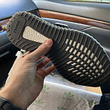 Чоловічі кросівки Adidas Yeezy Boost 350 літні весна-осінь-літо рефлективні чорні легкі. Фото наживо. ТОП, фото 4