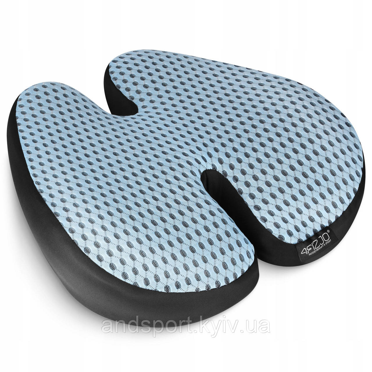 Ортопедична подушка 4FIZJO для спини 41 x 40 см Sky Blue (P-5907739318770)