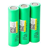 Акумулятор під паяння Li-ion LiitoKala 25R 18650 2500mah Салатовий, фото 4