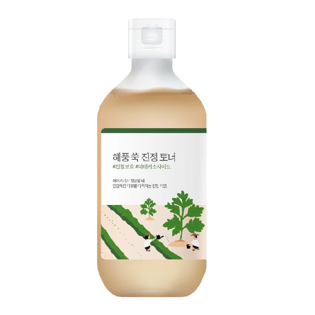 Заспокійливий тонер з морським полином ROUND LAB Mugwort Calming Toner 300 ml  + Подарунок 3 пробника, фото 1