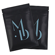 Чорні Зіп-Лок пакети щільністю 100 мкм оптом Брендоване пакування 25х30 см з логотипом, фото 4