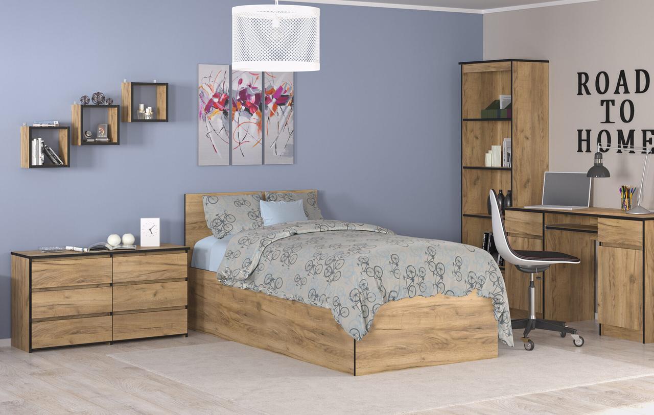 Комплект меблів в спальню для підлітка, сучасна стінка в дитячу кімнату Бруклін 2 Меблі Сервіс, фото 1