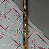 М'який пензель із ворсу колонка Натуральний бамбук Великий, фото 4