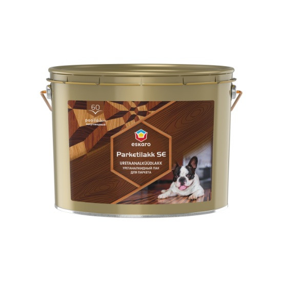 Лак для паркету Eskaro Parketilakk SE 60 2,5л, фото 1